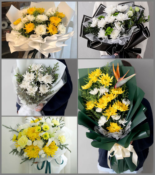 西藏日喀则市仁布县德吉林镇白事花束代送